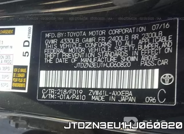 JTDZN3EU1HJ060820