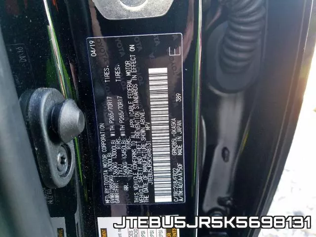 JTEBU5JR5K5698131