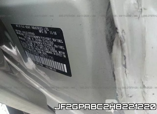 JF2GPABC2H8221220