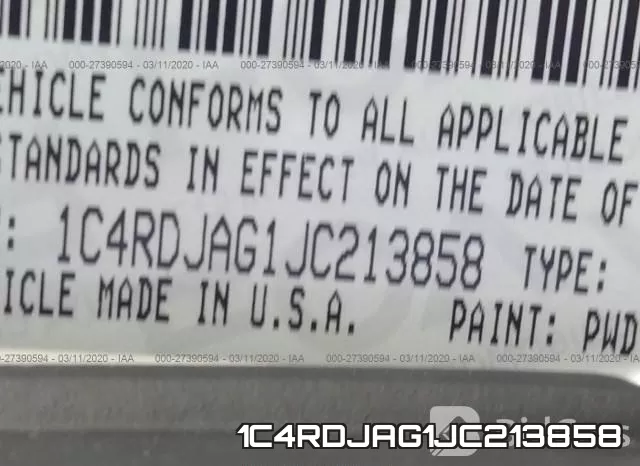 1C4RDJAG1JC213858