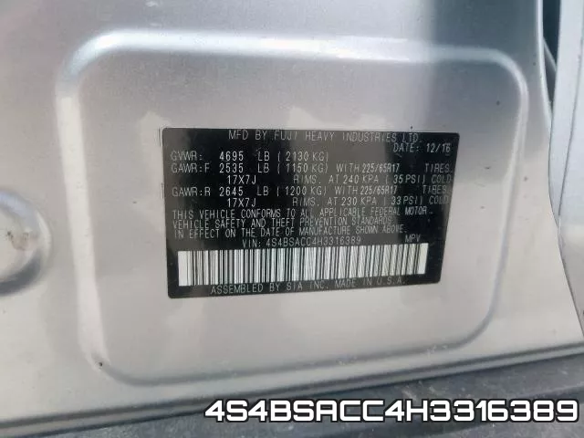 4S4BSACC4H3316389
