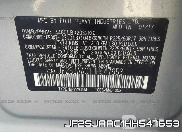 JF2SJAAC1HH547653