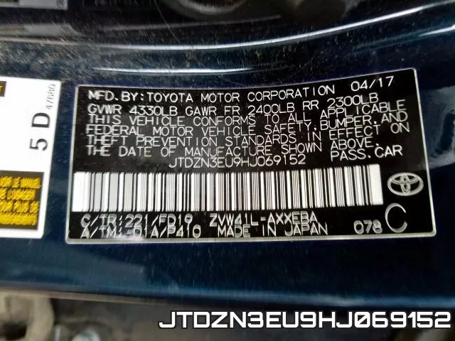 JTDZN3EU9HJ069152