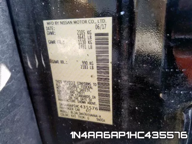 1N4AA6AP1HC435576