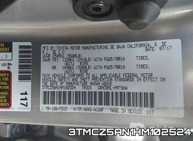 3TMCZ5AN1HM102524
