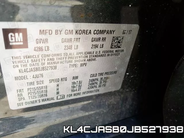 KL4CJASB0JB527938