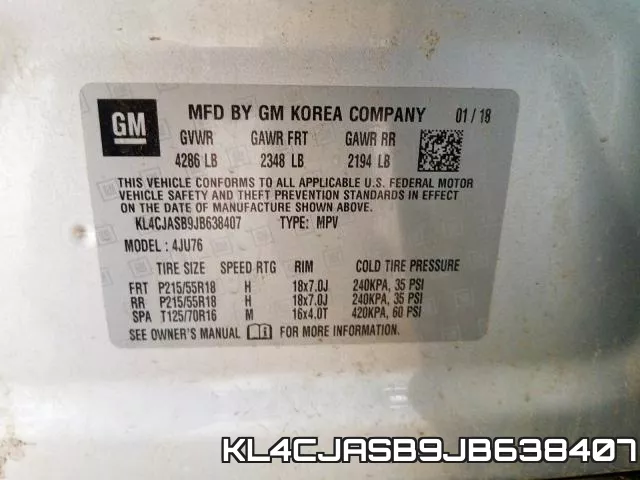 KL4CJASB9JB638407