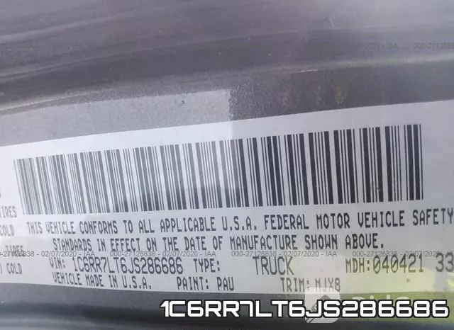 1C6RR7LT6JS286686