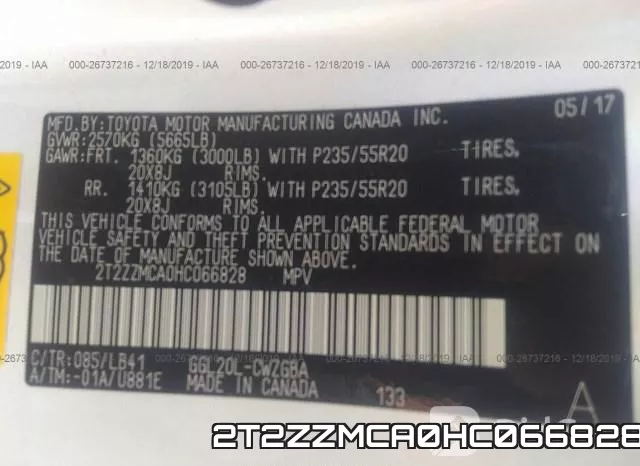 2T2ZZMCA0HC066828
