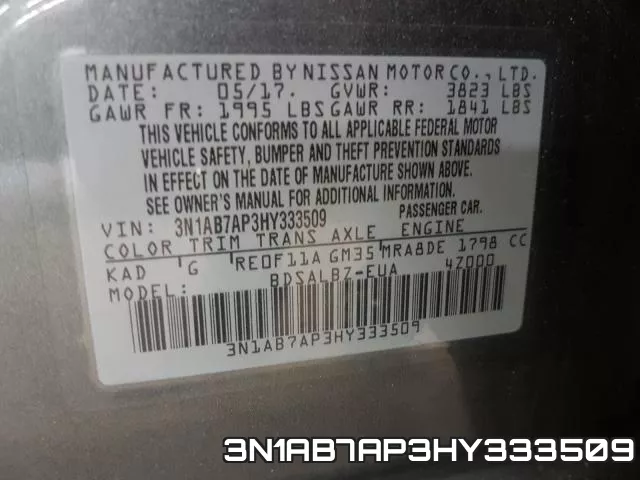 3N1AB7AP3HY333509