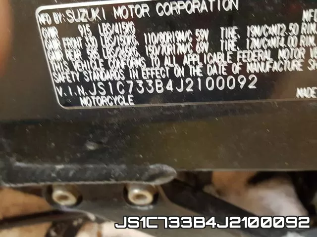 JS1C733B4J2100092