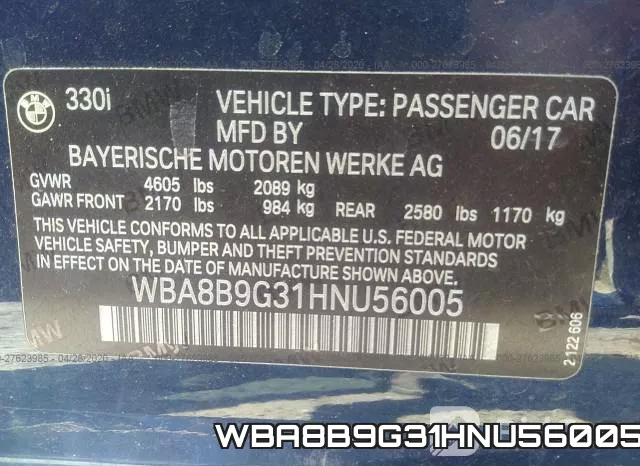 WBA8B9G31HNU56005