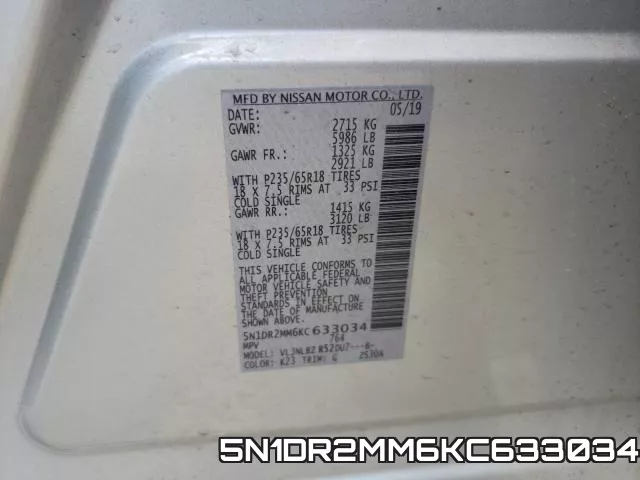 5N1DR2MM6KC633034
