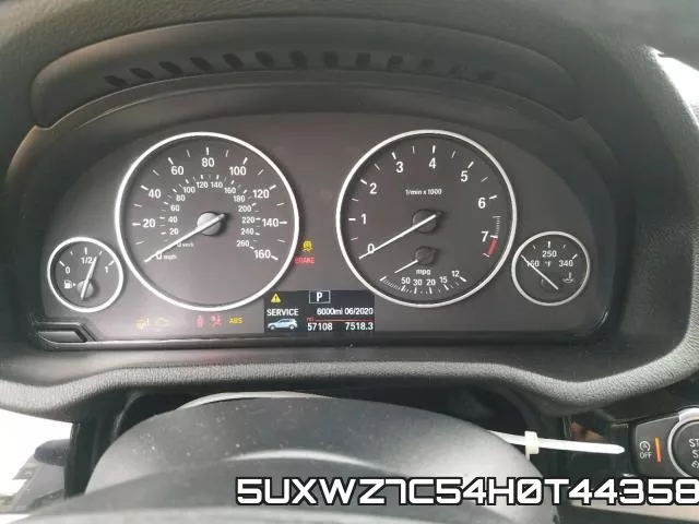 5UXWZ7C54H0T44358