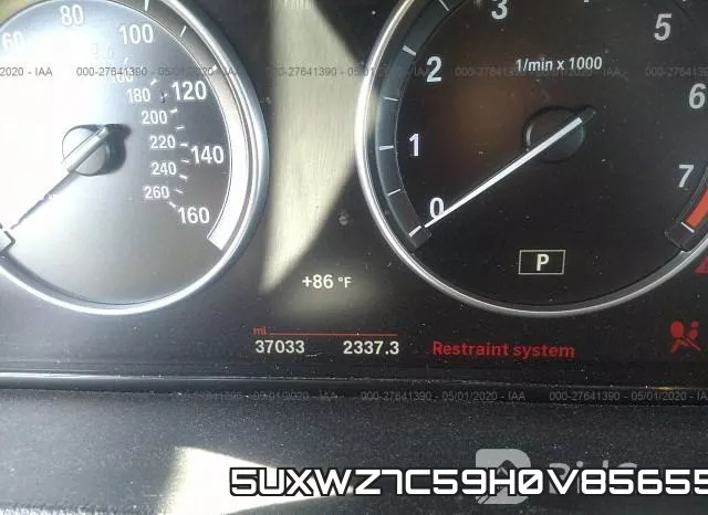 5UXWZ7C59H0V85655