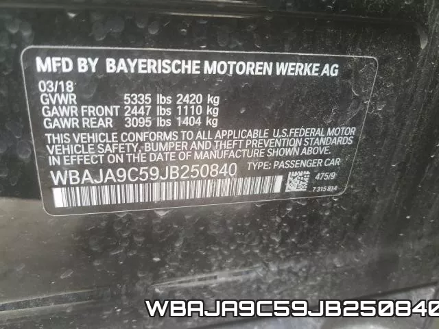 WBAJA9C59JB250840