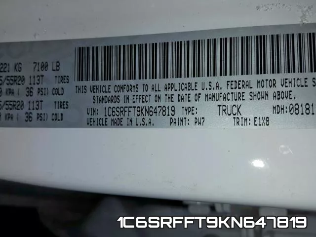 1C6SRFFT9KN647819