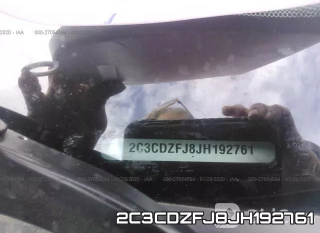 2C3CDZFJ8JH192761
