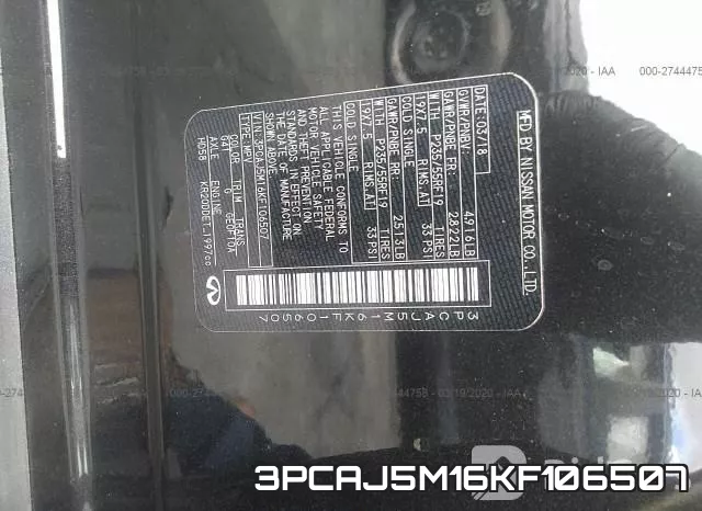 3PCAJ5M16KF106507