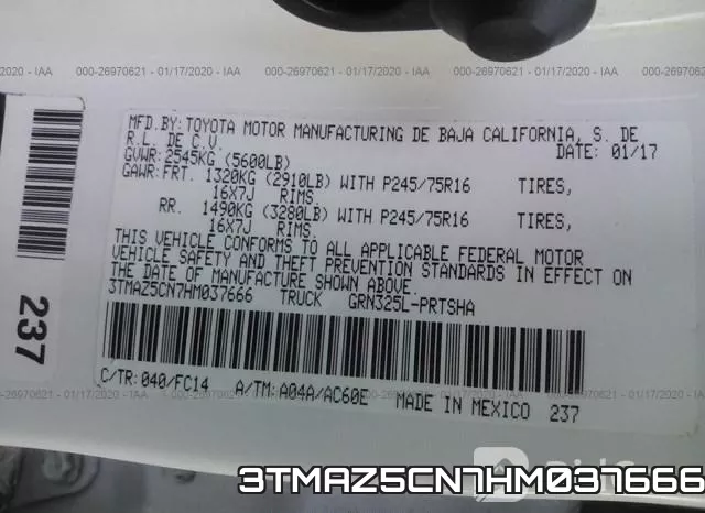 3TMAZ5CN7HM037666