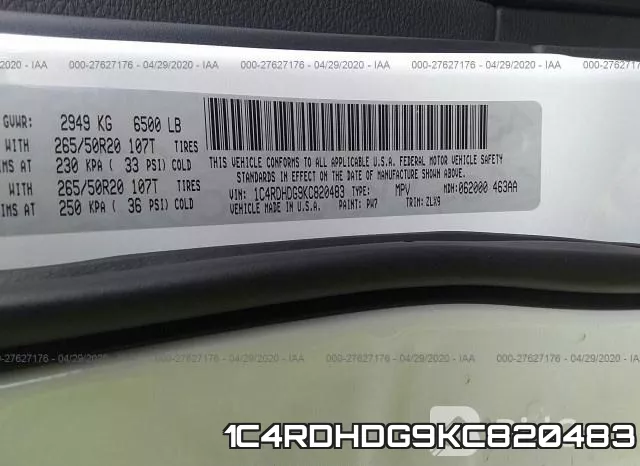 1C4RDHDG9KC820483