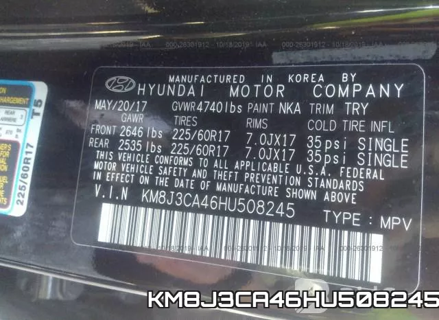KM8J3CA46HU508245