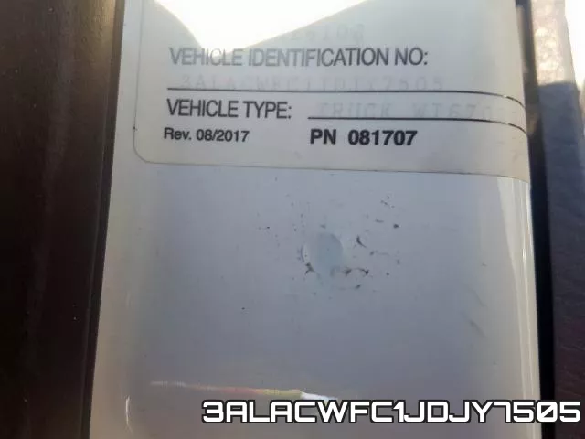 3ALACWFC1JDJY7505