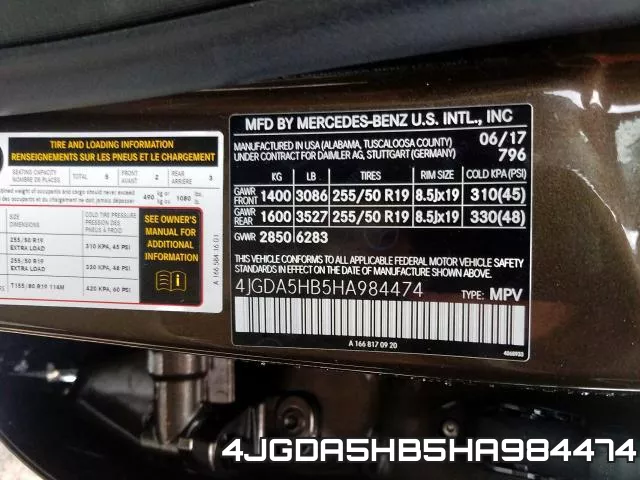 4JGDA5HB5HA984474