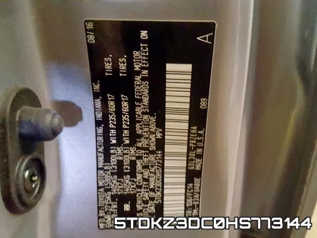 5TDKZ3DC0HS773144