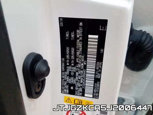JTJGZKCA5J2006447