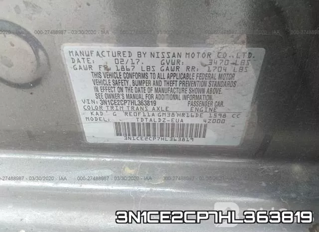 3N1CE2CP7HL363819