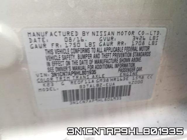 3N1CN7AP9HL801935