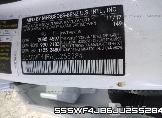 55SWF4JB6JU255284