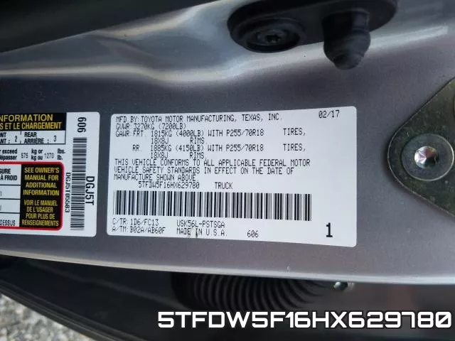 5TFDW5F16HX629780