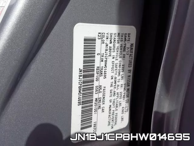 JN1BJ1CP8HW014695
