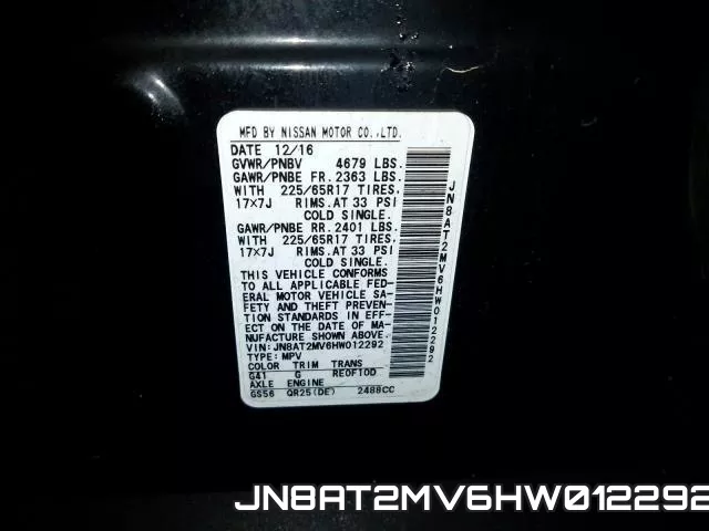 JN8AT2MV6HW012292