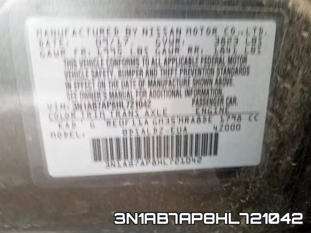 3N1AB7AP8HL721042