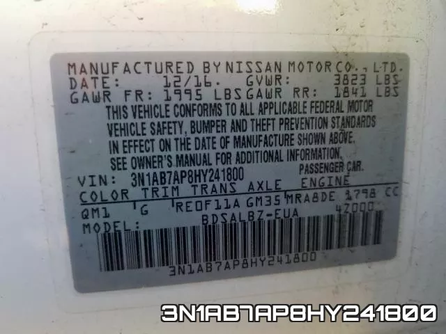 3N1AB7AP8HY241800
