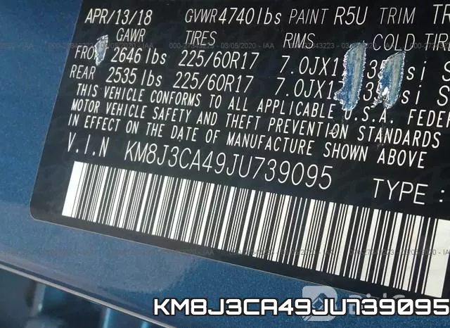 KM8J3CA49JU739095