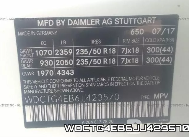 WDCTG4EB6JJ423570