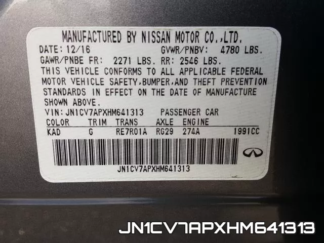 JN1CV7APXHM641313