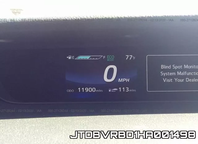 JTDBVRBD1HA001498