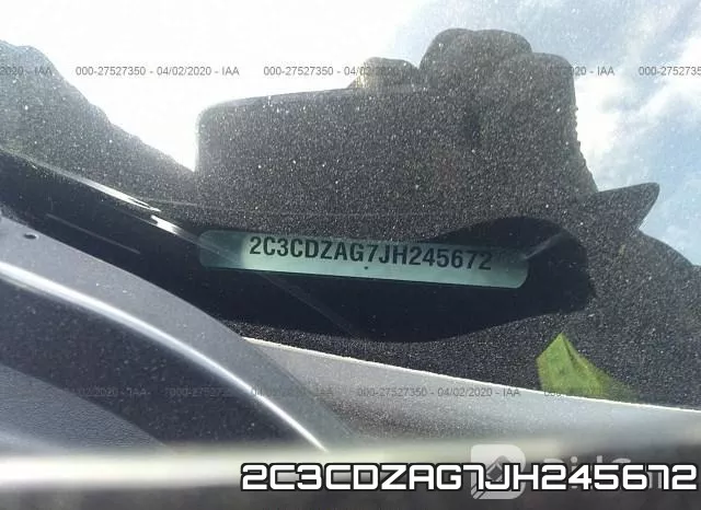 2C3CDZAG7JH245672