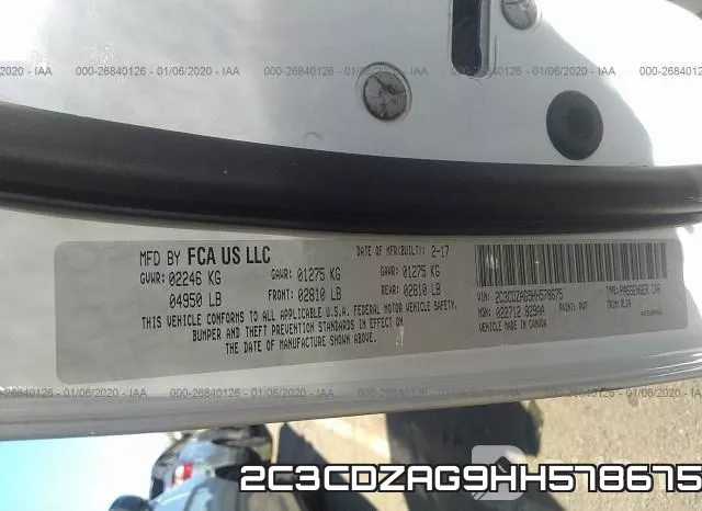 2C3CDZAG9HH578675