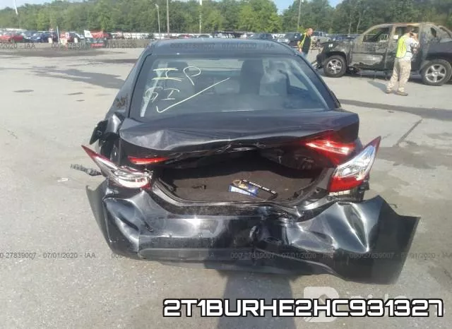 2T1BURHE2HC931327