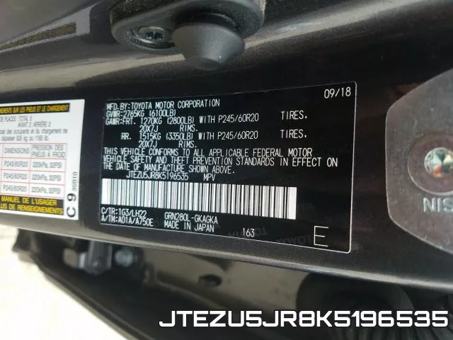 JTEZU5JR8K5196535
