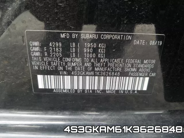 4S3GKAM61K3626848