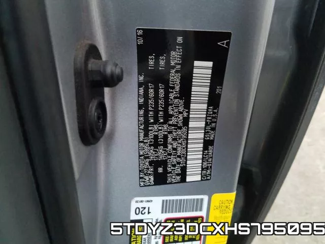5TDYZ3DCXHS795095