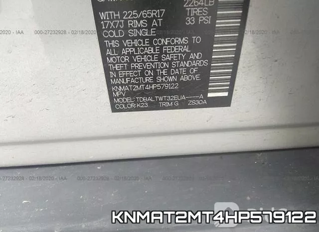 KNMAT2MT4HP579122