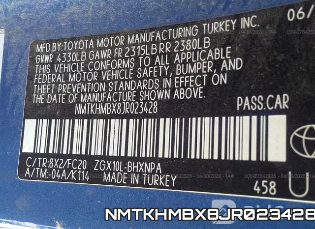 NMTKHMBX8JR023428